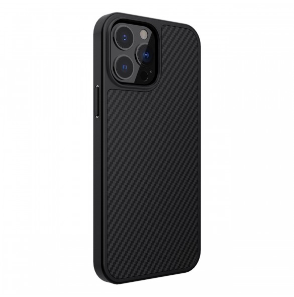Nillkin Synthetic Fiber Carbon fodral till iPhone 13 Pro svart