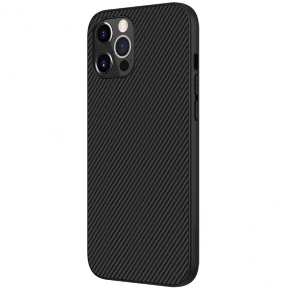 Nillkin Synthetic Fiber Case pansarskal till iPhone 12 Pro Max svart