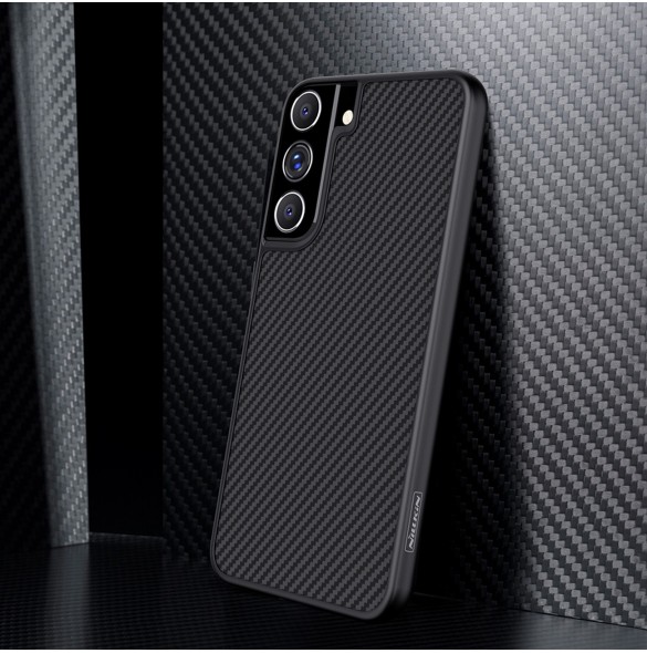 Nillkin syntetfiberfodral pansarskal till Samsung Galaxy S22 + (S22 Plus) svart