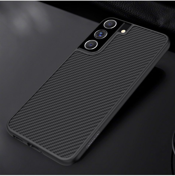 Nillkin syntetfiberfodral pansarskal till Samsung Galaxy S22 + (S22 Plus) svart