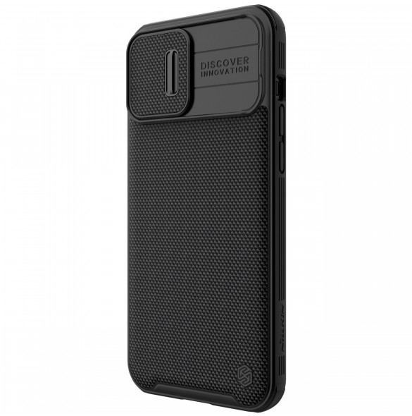 Nillkin Texture Pro Magnetic Case Fodral för iPhone 13 Pro Max Kameraskyddsskal Svart (MagSafe-kompatibel)