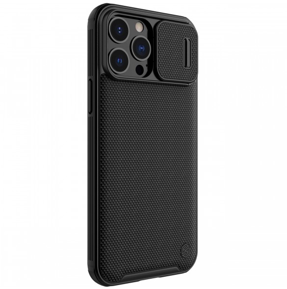 Nillkin Texture Pro Magnetic Case Fodral för iPhone 13 Pro Max Kameraskyddsskal Svart (MagSafe-kompatibel)
