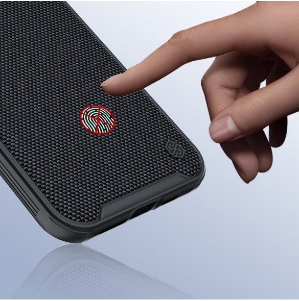 Nillkin Texture Pro Magnetic Case Fodral för iPhone 13 Pro Max Kameraskyddsskal Svart (MagSafe-kompatibel)