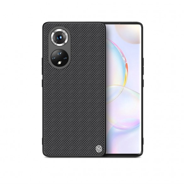 Nillkin Textured Case ett slitstarkt förstärkt fodral med en gelram och nylon på baksidan Honor 50 Pro svart