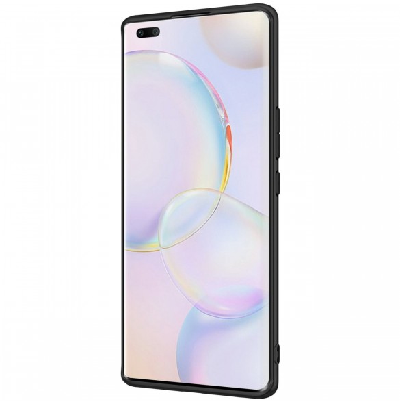 Nillkin Textured Case ett slitstarkt förstärkt fodral med en gelram och nylon på baksidan Honor 50 Pro svart