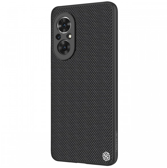 Nillkin Textured Case ett slitstarkt förstärkt fodral med en gelram och nylon på baksidan Honor 50 SE svart