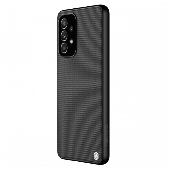 Nillkin Textured Case Slitstarkt förstärkt fodral med gelram och nylon på baksidan för Samsung Galaxy A33 5G svart