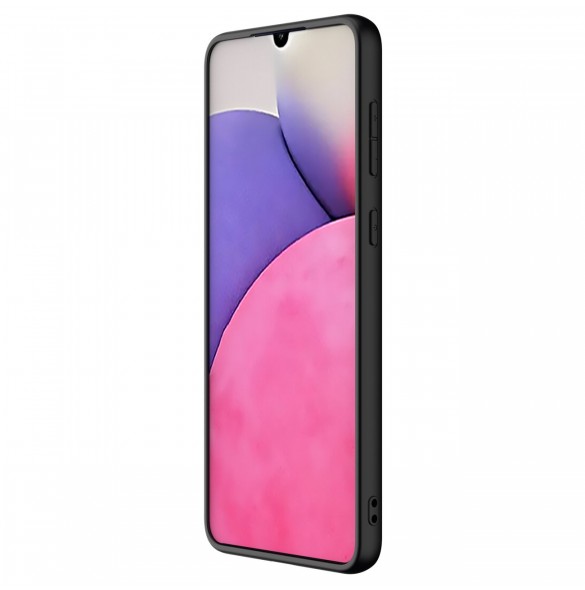 Nillkin Textured Case Slitstarkt förstärkt fodral med gelram och nylon på baksidan för Samsung Galaxy A33 5G svart