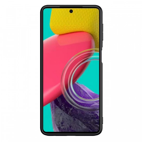 Nillkin Textured Case Slitstarkt förstärkt fodral med en gelram och nylon på baksidan Samsung Galaxy M53 5G svart