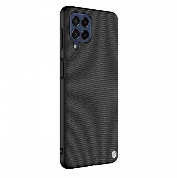 Nillkin Textured Case Slitstarkt förstärkt fodral med en gelram och nylon på baksidan Samsung Galaxy M53 5G svart