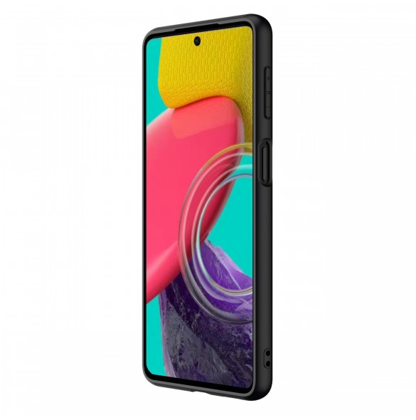 Nillkin Textured Case Slitstarkt förstärkt fodral med en gelram och nylon på baksidan Samsung Galaxy M53 5G svart