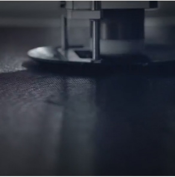 Nillkin Textured Case Slitstarkt förstärkt fodral med en gelram och nylon på baksidan Samsung Galaxy M53 5G svart