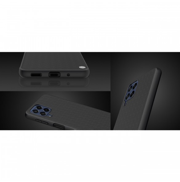 Nillkin Textured Case Slitstarkt förstärkt fodral med en gelram och nylon på baksidan Samsung Galaxy M53 5G svart
