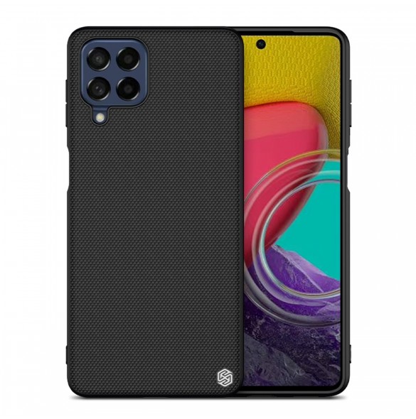 Nillkin Textured Case Slitstarkt förstärkt fodral med en gelram och nylon på baksidan Samsung Galaxy M53 5G svart