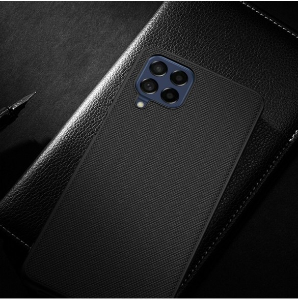 Nillkin Textured Case Slitstarkt förstärkt fodral med en gelram och nylon på baksidan Samsung Galaxy M53 5G svart