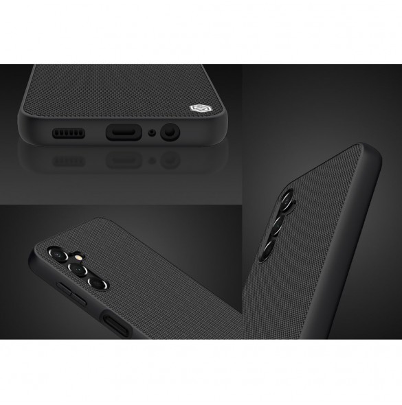 Nillkin Textured Case för Samsung Galaxy A14 5G / Galaxy A14 förstärkt nylonfodral svart