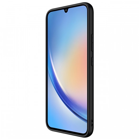 Nillkin Textured Case för Samsung Galaxy A34 5G förstärkt nylonfodral svart