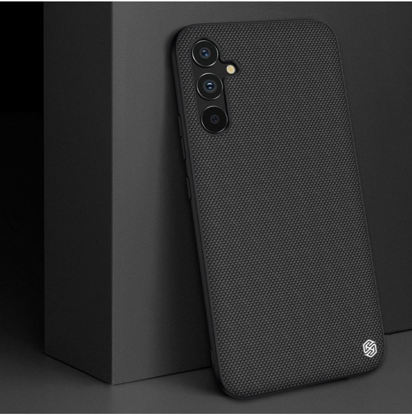 Nillkin Textured Case för Samsung Galaxy A34 5G förstärkt nylonfodral svart