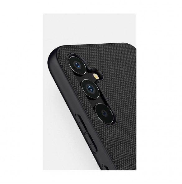 Nillkin Textured Case för Samsung Galaxy A34 5G förstärkt nylonfodral svart
