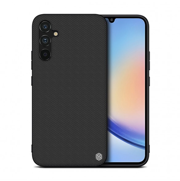 Nillkin Textured Case för Samsung Galaxy A34 5G förstärkt nylonfodral svart