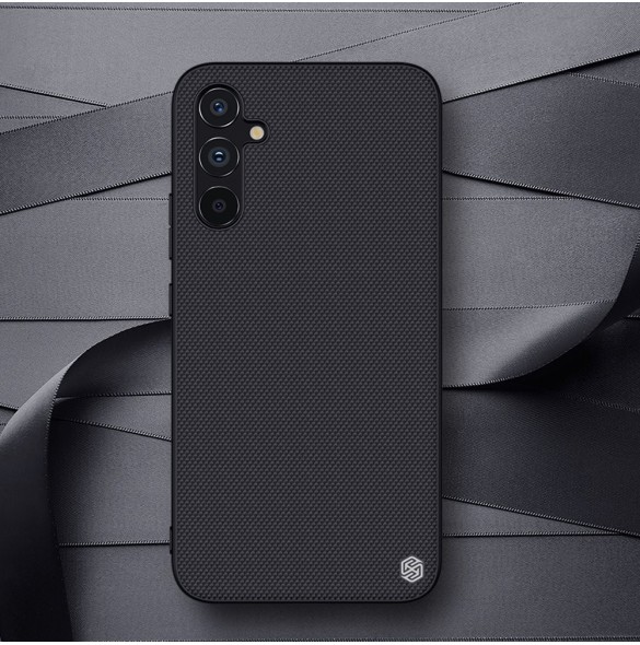 Nillkin Textured Case för Samsung Galaxy A34 5G förstärkt nylonfodral svart
