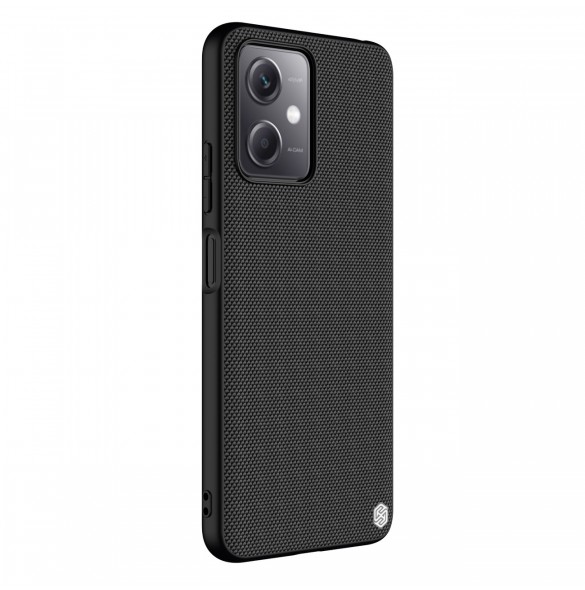 Nillkin Textured Case för Xiaomi Redmi Note 12 5G / Poco X5 5G Förstärkt nylonskydd Svart