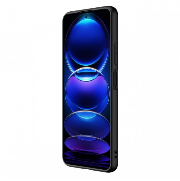 Nillkin Textured Case för Xiaomi Redmi Note 12 5G / Poco X5 5G Förstärkt nylonskydd Svart