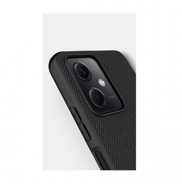 Nillkin Textured Case för Xiaomi Redmi Note 12 5G / Poco X5 5G Förstärkt nylonskydd Svart