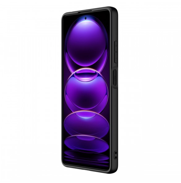 Nillkin Textured Case för Xiaomi Redmi Note 12 Pro+ förstärkt nylonfodral svart