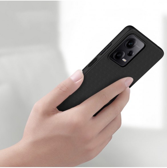 Nillkin Textured Case för Xiaomi Redmi Note 12 Pro+ förstärkt nylonfodral svart