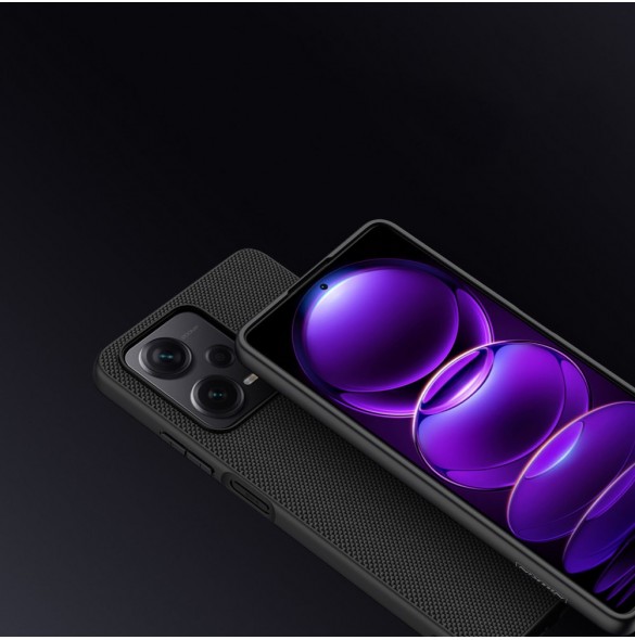 Nillkin Textured Case för Xiaomi Redmi Note 12 Pro+ förstärkt nylonfodral svart