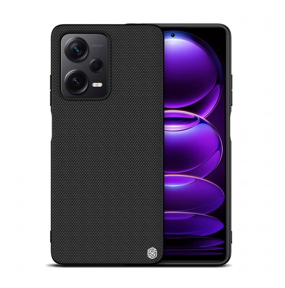 Nillkin Textured Case för Xiaomi Redmi Note 12 Pro+ förstärkt nylonfodral svart