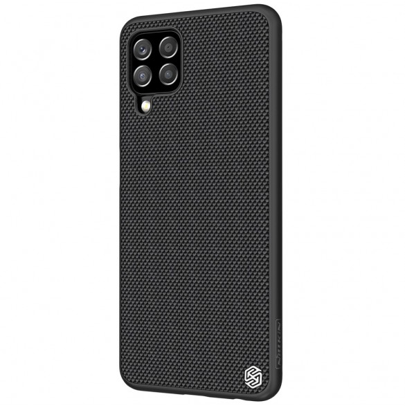Nillkin Textured Case robust skal med gelram och nylon på baksidan Samsung Galaxy A22 4G svart