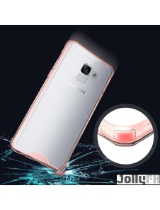 Rosa och väldigt snyggt skydd Samsung Galaxy A8 2018 A530.