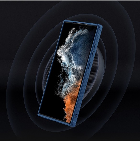 Nillkin Textured S Fodral till Samsung Galaxy S22 Ultra pansarskal med kamerafodral svart