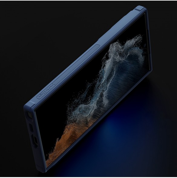 Nillkin Textured S Fodral till Samsung Galaxy S22 Ultra pansarskal med kamerafodral grönt