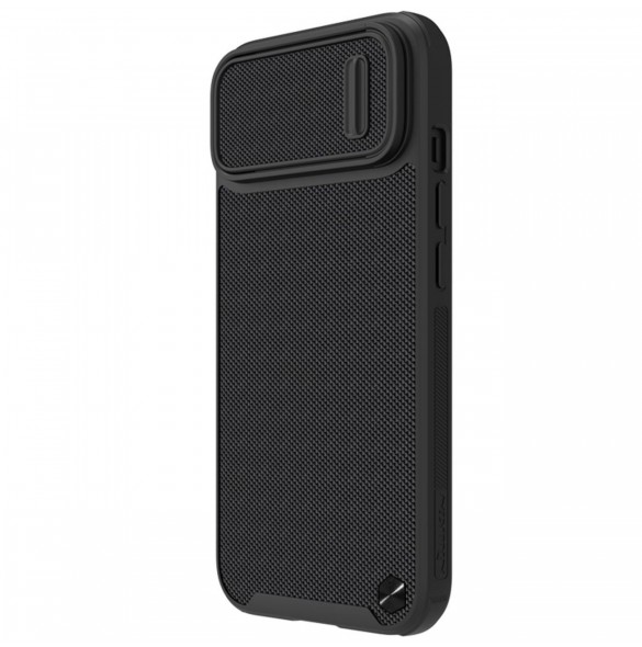 Nillkin Textured S Fodral iPhone 14 Plus pansarfodral med kamerafodral svart