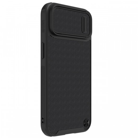 Nillkin Textured S Fodral iPhone 14 Plus pansarfodral med kamerafodral svart