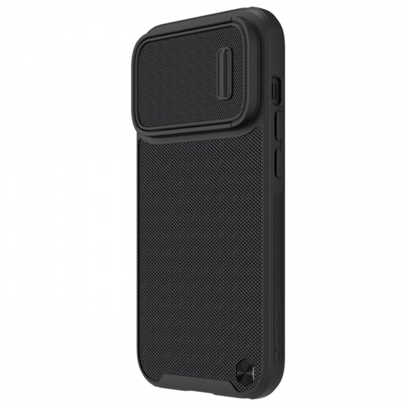 Nillkin Textured S Fodral iPhone 14 Pro pansarfodral med kamerafodral svart