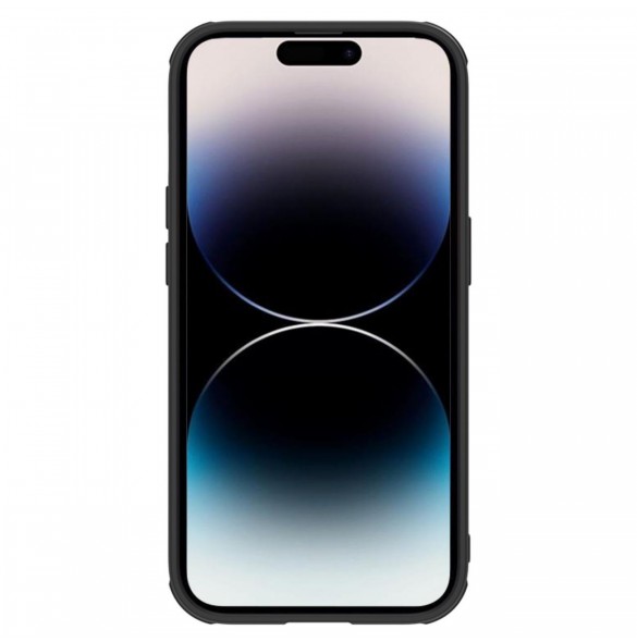 Nillkin Textured S Fodral iPhone 14 Pro pansarfodral med kamerafodral svart