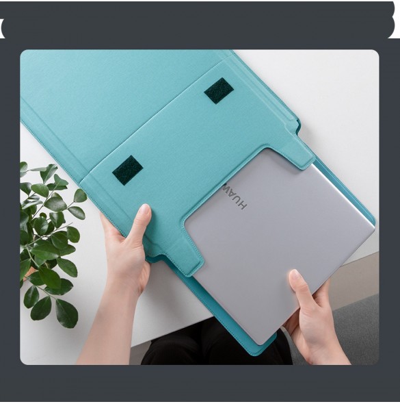 Nillkin mångsidigt fodral för bärbar dator för MacBook Laptop Upp till 16,1 tum bärbar datorväska Stativ Musmatta Grå