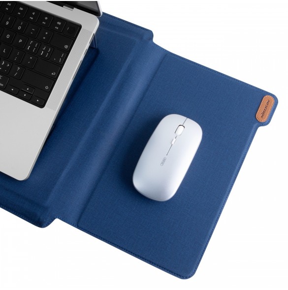 Nillkin mångsidigt fodral för bärbar dator MacBook Laptop Upp till 16,1'' Laptopväska Stativ Musmatta Blå