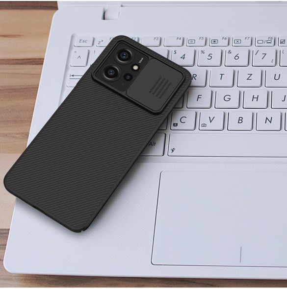 Xiaomi Redmi Note 12 Pansarfodral med Nillkin CamShield Fodral - Svart