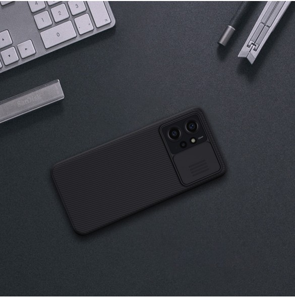 Xiaomi Redmi Note 12 Pansarfodral med Nillkin CamShield Fodral - Svart