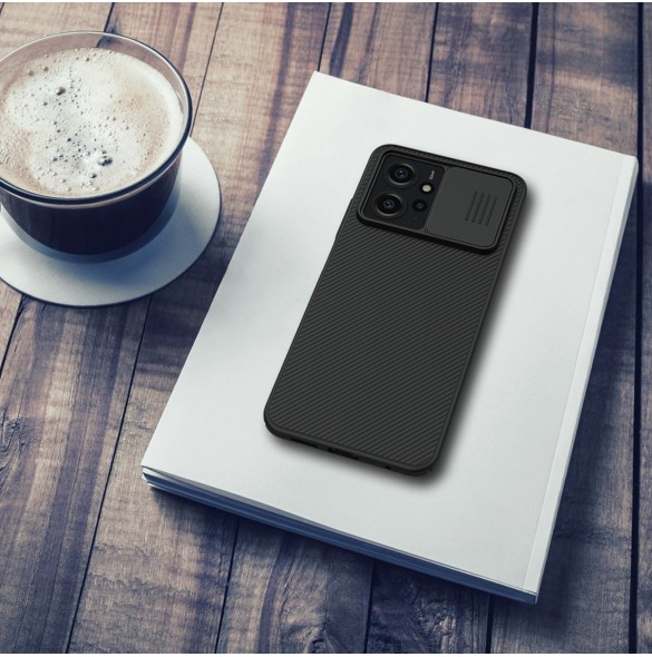 Xiaomi Redmi Note 12 Pansarfodral med Nillkin CamShield Fodral - Svart
