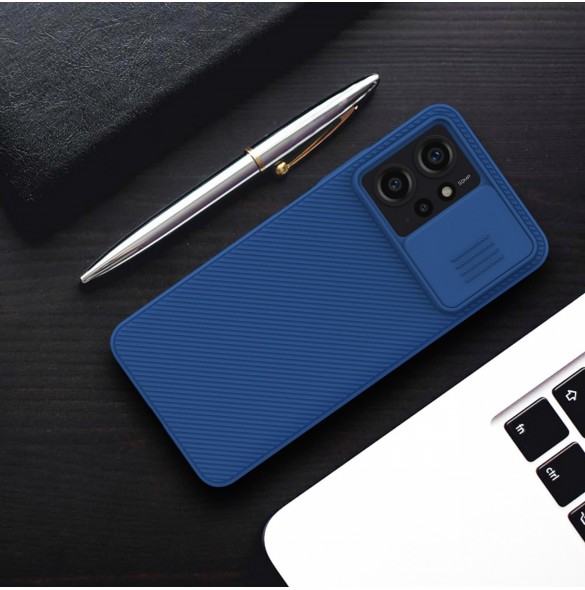 Xiaomi Redmi Note 12 Pansarfodral med Nillkin CamShield Fodral - Svart