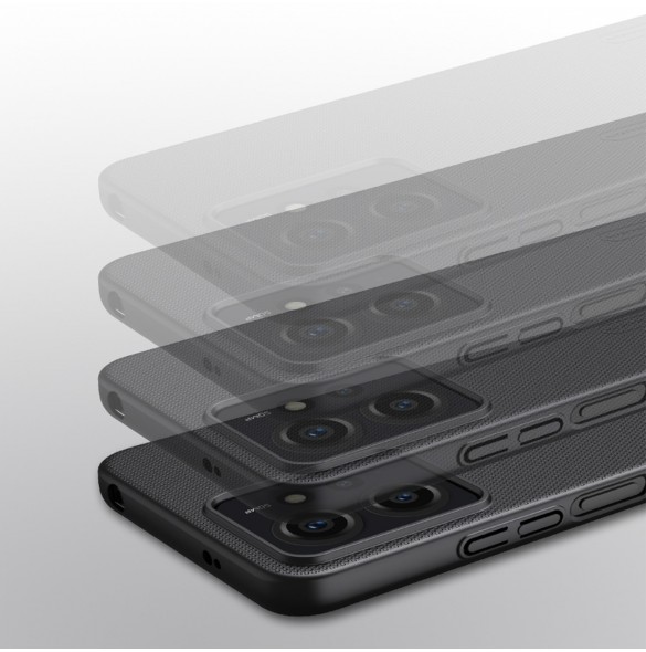 Xiaomi Redmi Note 12 Nillkin Super Frosted Shield pansarfodral - svart