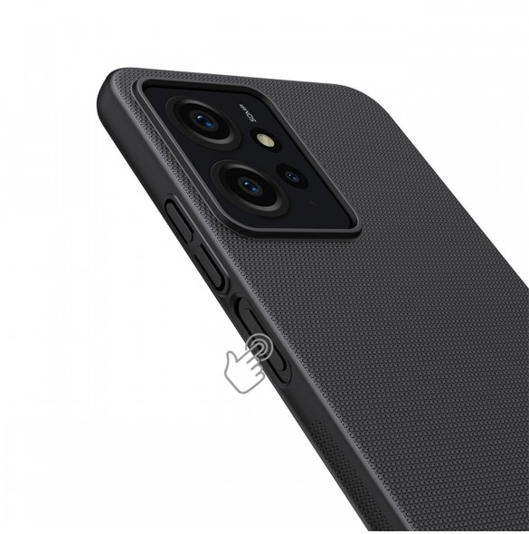 Xiaomi Redmi Note 12 Nillkin Super Frosted Shield pansarfodral - svart