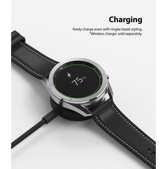 Ringke Bezel Styling fodral ram kuvertring Samsung Galaxy Watch 3 45mm svart (GW3-45-61)