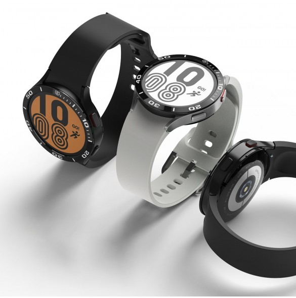 Ringke Bezel Styling Case Ram Kuvert Ring Samsung Galaxy Watch 5 40mm / 4 40mm Svart (rostfritt stål) (GW4-40-02)